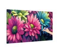 Peinture Numero Adulte Couleur, Kits de Peinture Numero Enfant Fleurs, DIY Paint by Numbers Activite Manuelle Adulte, Painting by Numbers Kit Débutants pour Decoration Chambre Murale 220x100cm D-80