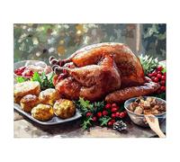 Peinture Numero Adulte Cuisine Peinture par Numero Adulte Turquie, Cheerful Painting by Numbers Bricolage Activité Manuelle Tableau a Peindre Kit Cadeau Femme Decoration Murale Sans Cadre 70x50cm R-82