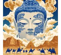 Peinture Numero Adulte Désert avec Cadre, Activité Manuelle Adulte, Kits de Peinture au Numéro Zen pour Débutants, DIY Creatif Kits avec Acrylique et Pinceaux, Decoration Maison 50x50 cm 0k-559