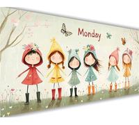 Peinture Numero Adulte Dessin animé Peinture par Numero Enfant Mignon,DIY Adulte Loisirs Créatifs Toile Peintures à l'huile Kits,Acryliques Peintures et Pinceaux,Débutants Cadeaux 300x100 cm L1313
