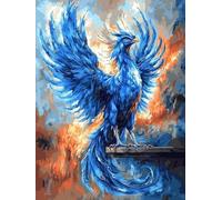 Peinture Numero Adulte, DIY 80x120cm Peinture par Numero Adulte Oiseau, Loisirs Créatifs Adultes, La Maison Du Bouddha Paint by Numbers avec Pinceaux et Acrylique, Decoration Murale, Sans Cadre, H-97