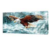 Peinture Numero Adulte, DIY Peinture Numero Animaux Océan, Coloriage Par Numéro Adultes, Paint by Numbers Kit Loisirs Créatifs Adultes, Decoration Chambre Murale Cadeau 60x120cm (Sans Cadre) zy-15