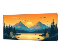 Peinture Numero Adulte, DIY Peinture Numero Oiseau Forêt, Coloriage Par Numéro Adultes, Paint by Numbers Kit Loisirs Créatifs Adultes, Decoration Chambre Murale Cadeau 60x120cm (Sans Cadre) zy-280