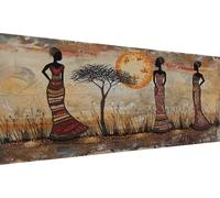 Peinture Numero Adulte femme africaine Peinture par Numero,Kits de Peinture au Numéro Arbre,Peinture par Numéros Grande Taille XXL 40x80cm,Comprend Peintures Acryliques et Pinceaux,Sans Cadre Ly-51