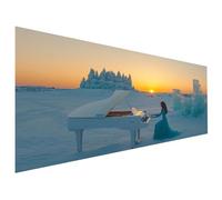 Peinture Numero Adulte Femme Coloriage par Numero Adulte Piano Paint by Numbers Kit 100X220cm, Débutants Peinture Acrylique Pigmentée, Tableau a Peindre avec Numéro Adultes, Décoration Automne L6-1596