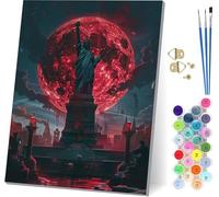 Peinture Numero Adulte Femme Libre, Peinture Numero Soleil, DIY Activité Manuelle Adulte, Paint by Numbers for Adults Kits avec Pinceaux et Peintures, Pour Décoration Maison Cadeau 70x95cm 7-4507