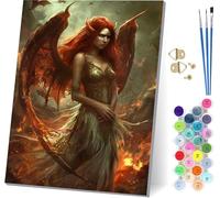 Peinture Numero Adulte Femme, Peinture Numero DéMon, DIY Activité Manuelle Adulte, Paint by Numbers for Adults Kits avec Pinceaux et Peintures, Pour Décoration Maison, Cadeau Femme 70x95cm 3-4930