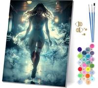 Peinture Numero Adulte Femme, Peinture Numero PsychéDéLique, DIY Activité Manuelle Adulte, Paint by Numbers for Adults Kits avec Pinceaux et Peintures, Pour Décoration Maison Cadeau 30x40cm H-9586