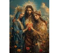 Peinture Numero Adulte Femme, Peinture par Numero Adulte Fleur, Bricolage Loisirs Créatifs Adultes, Paint by Numbers Kit avec Pinceaux et Acryliques, Decoration Maison, Cadeau Femme 50x65cm 1-1686