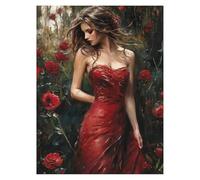 Peinture Numero Adulte Femme, Toile Peinture Numero Enfant Débutants Fleur, Canevas Kit Complet Adulte 135x100cm Avec Pinceaux et Acrylique,DIY Paint by Numbers pour Tableau Decoration Murale LSJ-2198