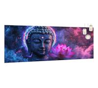 Peinture Numero Adulte Fleur Kits de Peinture au Numéro Bouddha,Activité Manuelle Adulte Kit sur Toile 70x140cm,Paintings avec Pinceaux et Acryliques Bricolage Enfant,Décoration Maison Cadeaux Y1166