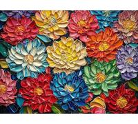 Peinture Numero Adulte, Fleur Pastorale Peinture par Numéros pour Adultes Débutants, Activité Manuelle Enfant, Coloriage par Numero, Loisir Creatif Adulte, la Décor de la Maison Cadeau 90x120cm H-207