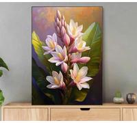 Peinture Numero Adulte, Fleur Peinture Par Numero Avec Cadre, DIY Loisirs Créatifs Adultes Paysage Paint by Numbers Avec Acrylique et Pinceaux pour Decoration Maison Murale, Cadeau 100x135cm LfQ-3224
