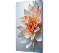Peinture Numero Adulte Fleur Peinture par Numero Enfant Simplicité,DIY Adulte Loisirs Créatifs Peintures à l'huile Kits avec Cadre Acryliques Peintures et Pinceaux pour Femme Cadeaux 40x80cm LE-459