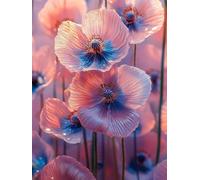 Peinture Numero Adulte Fleurs de Cerisier Peinture Numero Fleurs Paint by Numbers for Adults avec Pinceaux et Acryliques DIY Activité Manuelle Adulte pour Decoration Maison, Cadeau 80x120cm -zjn25076X