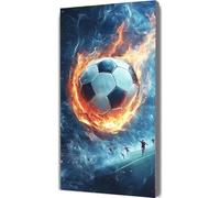 Peinture Numero Adulte Football Peinture par Numero Enfant Paysage,DIY Adulte Loisirs Créatifs Peintures à l'huile Kits avec Cadre Acryliques Peintures et Pinceaux pour Femme Cadeaux 40x80cm LE-1303