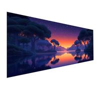 Peinture Numero Adulte Forêt Coloriage par Numero Adulte Lac Paint by Numbers Kit 100X220cm, Débutants Peinture Acrylique Pigmentée, Tableau a Peindre avec Numéro Adultes, Décoration Automne L6-1190