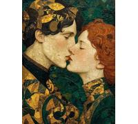 Peinture Numero Adulte Homme, Baiser DIY Peinture Numero Enfant, Activité Manuelle Adulte Kits, Paint by Numbers Kits avec Pinceaux et Pigment Acryliques, Decoration Automne, Cadeau, 100x135cm 2-8315