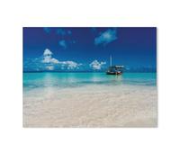 Peinture Numero Adulte,Île paradisiaque de Zanzibar,Acryliques Peinture par Numéros pour Adultes Débutants Enfants, Loisirs Créatifs Adultes pour Tableau Decoration Murale(30x40cm)-AF38