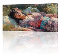 Peinture Numero Adulte Japon Femme Peinture Enfant, loisirs Créatifs Adultes, DIY Peint à la Main kit de Peintures à l'huile, Coloriage Numero Art Peintures kit, Décoration Murale 35x70cm w-732
