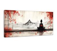 Peinture Numero Adulte Japon Femme, Peinture Numero Enfant, Activité Manuelle Adulte, avec Pinceaux et Acryliques, Débutants Bricolage Peintures Kits, Decoration Murale, Cadeau Femme 50x100cm 0z-214