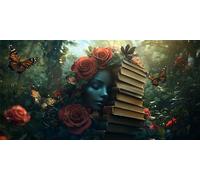 Peinture Numero Adulte Le livre, Papillons Peinture Par NuméRos Enfants, Kit Complet DIY Avec Toile, Peinture Acrylique & Pinceaux, Activité Manuelle Adulte, IdéAl Cadeau Femme 70x140cm U-790