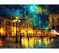 Peinture Numero Adulte Londres Peinture Numero Enfant Débutants Paysage Loisirs Créatifs Adultes Kits, DIY Paint by Numbers Acrylique Toile Tableau a Peindre Kits Cadeau Decoration Noel 120x90cm U-91