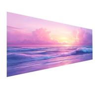 Peinture Numero Adulte Mer Coloriage par Numero Adulte Rêve Paint by Numbers Kit 80X100cm, Débutants Peinture Acrylique Pigmentée, Tableau a Peindre avec Numéro Adultes, Décoration Automne L6-940