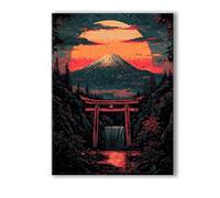 Peinture Numero Adulte Montagne enneigée, Peinture Numero Adulte avec Cadre 80x100cm, 5D DIY Paysage Paint by Numbers avec 3 Pinceaux et Acryliques, Loisirs Créatifs Adultes Decoration Murale 0R-795