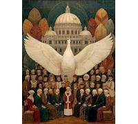 Peinture Numero Adulte Oiseau, Architecture Peinture Numero Enfant, DIY Loisirs Créatifs Adultes, Paint by Numbers Kits avec Pinceaux et Pigment Acryliques, Decoration Automne, Cadeau, 60x90cm, 3-4066