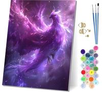 Peinture Numero Adulte Oiseau, Peinture Numero PsychéDéLique, DIY Activité Manuelle Adulte, Paint by Numbers for Adults Kits avec Pinceaux et Peintures, Pour Décoration Maison Cadeau 100x135cm U-8960