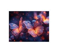 Peinture Numero Adulte Onirique Toile Peinture par Numero Enfant Débutant avec Couleur Toile Papillon 60 x 80cm Loisirs Créatifs Adultes Paint by Numbers pour Decoration Maison Cadeau Femme LZYH-1815