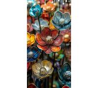 Peinture Numero Adulte Orchidée DIY Peinture par Numero Adulte Diamant Tableau a Peindre Acrylique pour Adultes Débutants, Sans Cadre 40X80cm avec Peintures et Pinceaux, Décoration Murale Salon W6-725
