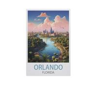 Peinture Numero Adulte，Orlando, Floride，Acryliques Peinture par Numéros pour Adultes Débutants Enfants, Loisirs Créatifs Adultes pour Tableau Decoration Murale（30x40cm）-AN50