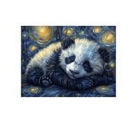 Peinture Numero Adulte Panda Toile Peinture par Numero Enfant Débutant avec Couleur Toile Abstrait 50 x 70cm Loisirs Créatifs Adultes Paint by Numbers pour Decoration Maison Cadeau Femme LZYH-0993