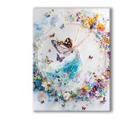 Peinture Numero Adulte Papillon Peinture Numero Enfant avec Cadre 30x40cm Toile, Kit Creatif Adulte avec Peintures Acryliques et 3 Pinceaux, Paint by Numbers Chiffre pour Decoration Maison 0R-251