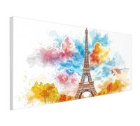 Peinture Numero Adulte Paysage Peinture par Numero Adulte Paris 150x60cm Cheerful Painting Tableau a Peindre Kits Paint by Numbers for Adults Loisirs Créatifs Kits Cadeau Femme Decoration Automne X-06