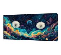 Peinture Numero Adulte Peinture par Numéro, Loisirs Créatifs Adultes, DIY Numéro d'Art Kit Débutants, Avec Peintures et 3- Pinceaux, Cadeau Femme, Tableau Decoration Murale (Sans Cadre) 50x100cm zy222