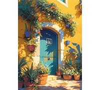 Peinture Numero Adulte,Plantes du soleil DIY Kits de Peinture au Numéro,Acrylique Peinture par Numéros avec Pinceaux Peinture Paint by Numbers pour Décoration Maison et Cadeau avec cadre,40x50cm