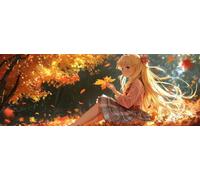 Peinture Numero Adulte Princesse Grand Format 55x165 cm, DIY Anime Peinture Numero Enfant avec Pinceaux, Pigment Acrylique, Peinture par Numero Adulte Kit, Décoration Murale Cadeau (Sans Cadre)-H994