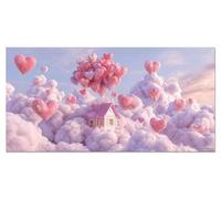 Peinture Numero Adulte Rêve Activité Manuelle Enfant Loisirs Créatifs Coloriage Numerote Maisons Diy Kit Tableau Peinture Sur Toile Numero d'art Acrylique Cheerful Painting 45x90cm Sans Cadre u-9893