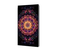 Peinture Numero Adulte rêve Mandala, DIY Peinture Acrylique pour Adultes Enfants Débutants Facile sur Toile, Grand Peintures a l'huile Kits 20x40cmavec 3 Pinceaux et Peintures pour Décor Cadeaux Y-821