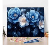 Peinture Numero Adulte Rose Coloriage par Numero Adulte Diamant DIY Peinture Acrylique pour Enfants, Painting by Numbers 60X70cm avec Peintures et Pinceaux, Sans Cadre Décoration Halloween Y5-415