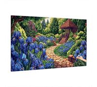 Peinture Numero Adulte Rural, DIY Paint by Numbers Activité Manuelle Adulte, Kits de Peinture au Numéro Toile Peintures 70x30cm avec Peintures et Pinceaux pour Tableau Decoration Murale (Plantes) C-26