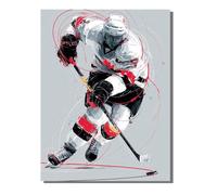 Peinture Numero Adulte Sportif, DIY Peinture par Numero Adulte Kit Creatif Enfant ou débutants, avec 3 Pinceaux e 36 Acrylique pigmentée, Décoration Maison Maison Cadeau Femme Palet 30x40cm ZBSWK295