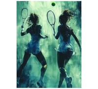 Peinture Numero Adulte Tennis Loisirs CréAtifs Adultes avec Kit Pinceaux Peinture Acrylique et Toile a Peindre 80 x 60 cm Femme Paint by Numbers for Adults pour Decoration Murale Cadeau Femme 8YH-3806