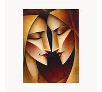 Peinture Numero Adulte, Toile Peinture Numero Enfant Baiser, Coloriage Numerote avec Acrylique et Pinceau Toile Amour 50x70cm, Activité Manuelle Adulte pour Decoration Murale Cadeau Femme FYH-7629