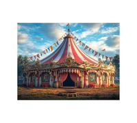 Peinture Numero Adulte, Toile Peinture Numero Enfant Cirque, Coloriage Numerote avec Acrylique et Pinceau Toile Cloud 80x60CM, Activité Manuelle Adulte pour Tableau Decoration Murale Cadeau LZYH-4523