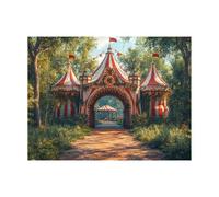 Peinture Numero Adulte, Toile Peinture Numero Enfant Cirque, Coloriage Numerote avec Acrylique et Pinceau Toile Paysage 70x50CM, Activité Manuelle Adulte pour Tableau Decoration Murale Cadeau LZYH4517