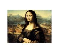 Peinture Numero Adulte, Toile Peinture Numero Enfant La Joconde, Coloriage Numerote avec Acrylique et Pinceau Toile Paysage 70x50 CM, Activité Manuelle Adulte pour Tableau Decoration Murale LZYH-8077